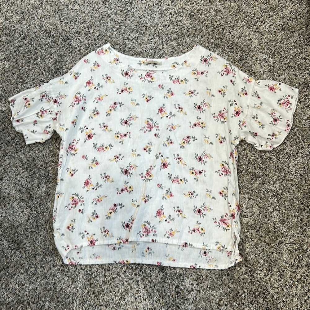 Flory Floral Top Made In Italy